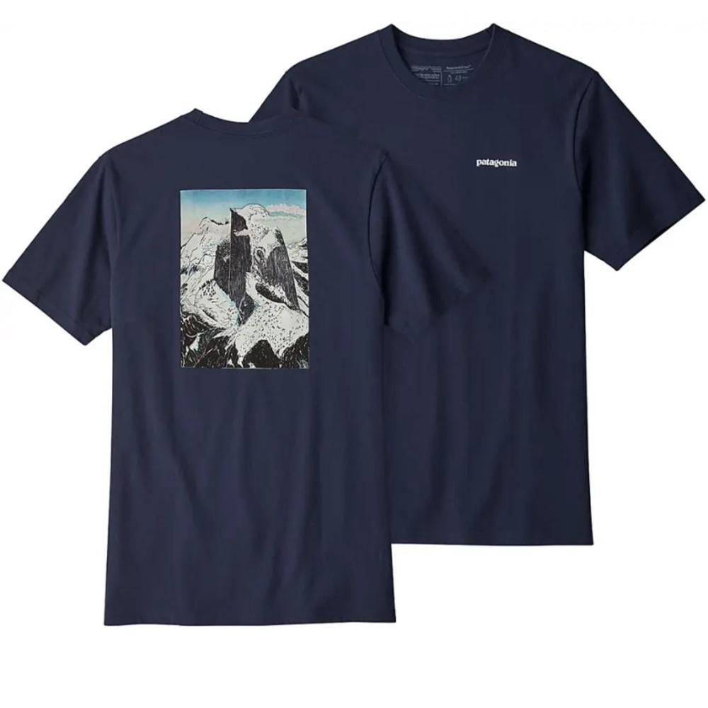 Patagonia Glacier Responsibili-Tee Half Dome Yosemite L